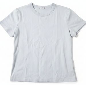 Zara Basic Crew Neck Tee - Baby Blue - Size Medium